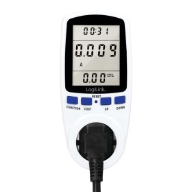   Logilink digitális fogyasztásmérő költségszámítással