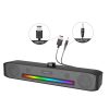 Meetion MT-SP1001 RGB LED soundbar (USB+jack)