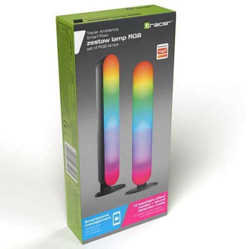 Tracer Ambience Smart Flow asztali RGB gamer világítás (2db-os szett)