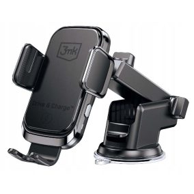  3mk Drive & Charge autós telefon tartó vezeték nélküli indukciós töltővel