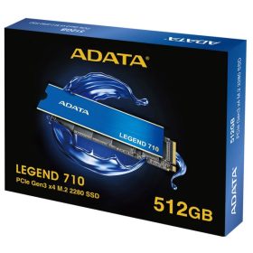 AData Legend 710 512GB PCI-E 2280 M.2 SSD meghajtó