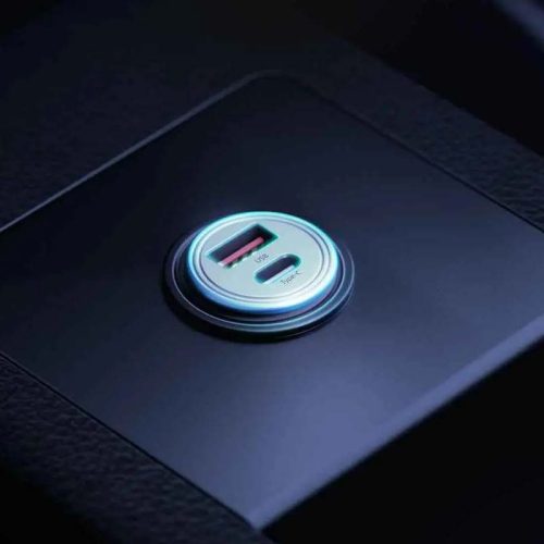 3mk Hyper Car Charger 45W autós USB töltő 2db aljzattal (USB-A + USB-C)
