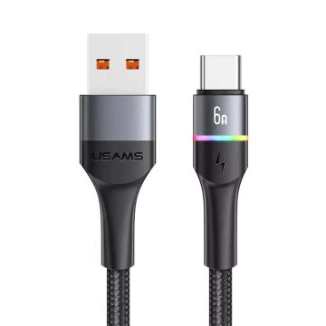   Nagyteljesítményű USB-C okostelefon töltőkábel 1.2m (PD, 6A)