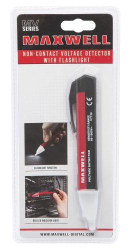 Maxwell érintés nélküli feszültség detektor LED lámpával