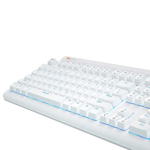 Meetion Olly Go Red Switch BLUE LED mechanikus gamer billentyűzet (fehér)