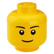   Lego Storage Head (mini) Boy sárga színű műanyag tárolódoboz