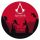Assassin's Creed kerek gamer egérpad