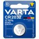 Varta CR2032 3V 230mAh gombelem, bliszteres (átmérő: 20mm, vastagság: 3.2mm)