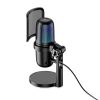 Nedis Streaming Microphone With RGB Lighting multimédiás asztali gamer mikrofon