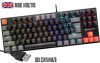 Tracer GameZone Blade 87 USB 75% TKL mechanikus billentyűzet (fekete, ENG)