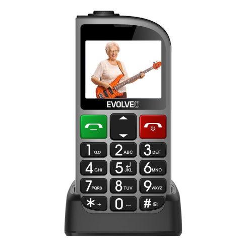 Evolveo EasyPhone FL szürke senior mobiltelefon