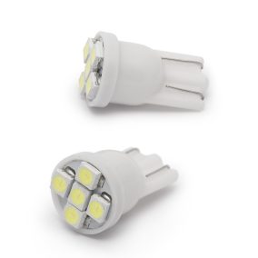 LED T10 12V 0.5W 35lm hidegfehér (W5W) 2db-os csomag