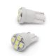 LED T10 12V 0.5W 35lm hidegfehér (W5W) 2db-os csomag