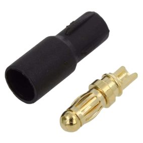   Elektromos csatlakozó, SH3.5, apa, 1 pólusú, forrasztható, fekete, 20A