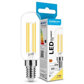   Modee LED filament fényforrás, E14, 3.5W, 2700K, 350lm, retro filament, T25