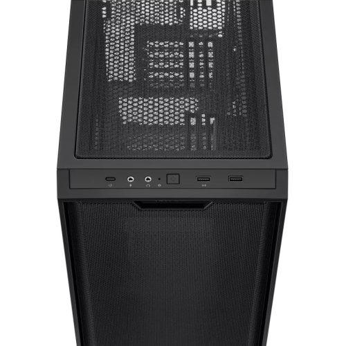 Asus A21 oldalablakos mATX ház tápegység nélkül (fekete)