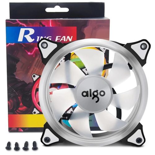 DarkFlash Aigo Halo Ring 12cm piros LED ventilátor (120x120x25mm)