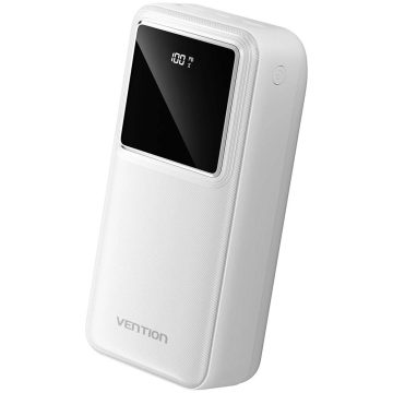 Vention hordozható akkumulátor (30000mAh, fehér)