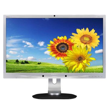   Philips Brilliance 241P 24" prémium használt AMVA LED monitor (WEBCAM+USB HUB+DP+DVI+VGA)