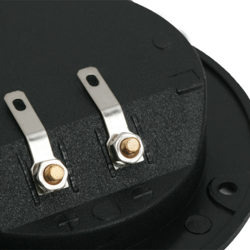 Hangfal aljzat, 2 pólusú, beépíthető, kerek, aranyozott banán aljzatokkal