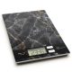 Vog & Arths digitális konyhai mérleg (fekete márvány design, max. 5kg)