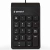 Gembird USB Numeric Keypad vezetékes numerikus billentyűzet (fekete)