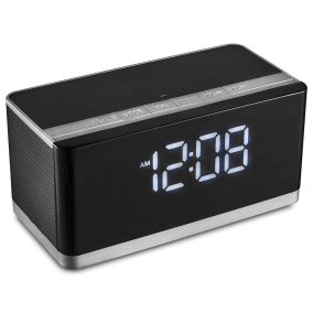   Platinet 10W Bluetooth hangszóró FM rádióval, digitális órával és ébresztővel
