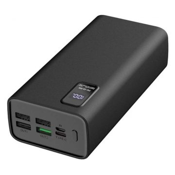 Platinet PB30 hordozható akkumulátor (30000mAh, fekete)