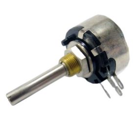   Potenciométer mono lineáris 1K 1W (tengely: 6mm, sima; teng. hossz: 30mm) Remix