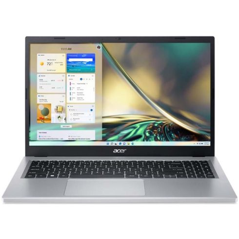 Acer Aspire A315 15.6" ezüst laptop (Ryzen 3, 8GB, 512GB, Win11, Full HD)