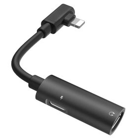   Hoco LS18 iPhone töltő+audio adapter (1x Lightning dugó -> 2x Lightning aljzat)