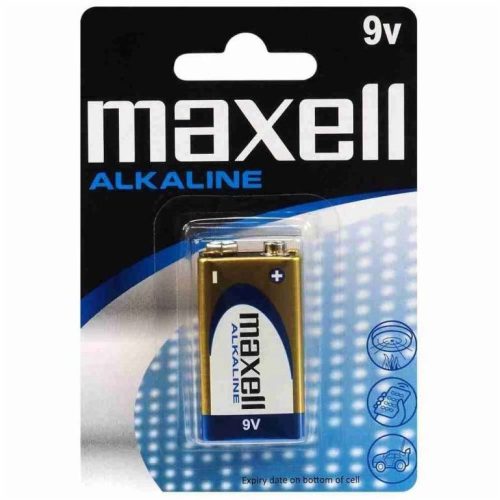 Maxell Alkaline 9V elem