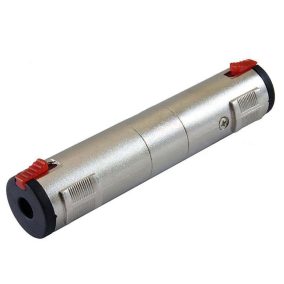 Jack toldó, 6.3mm, mono, fém, aljzat/aljzat, zárható