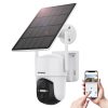 Ankway Intelligens Napelemes Biztonsági WiFi PTZ kültéri kamera