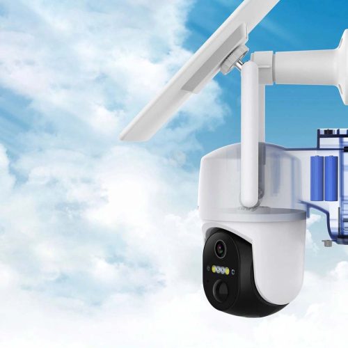 Ankway Intelligens Napelemes Biztonsági WiFi PTZ kültéri kamera