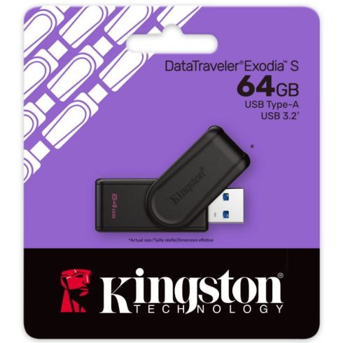 Kingston DataTraveler Exodia S 64GB pendrive (Type-A, USB 3.2)