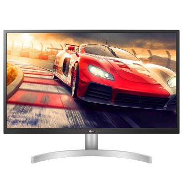 LG 27" 4K IPS monitor, fehér (2x HDMI, DISPLAYPORT)