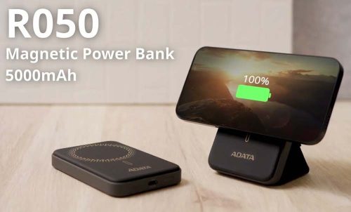 AData R050 Magnetic hordozható akkumulátor (5000mAh, fekete)