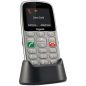   Gigaset GL390 DualSIM szürke kártyafüggetlen mobiltelefon idősek számára