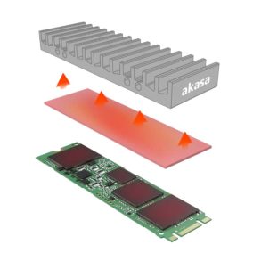 Akasa M.2 SSD hővezető lap 70x20x1.5mm