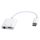 USB C-jack AUX adapter USB-C aljzattal okostelefonokhoz, tabletekhez (10cm)
