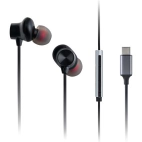   Panasonic USB-C Earphones fekete mikrofonos fülhallgató USB Type-C csatlakozóval