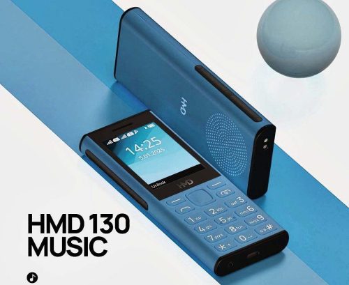 HMD 130 Music Dual SIM kék kártyafüggetlen mobiltelefon