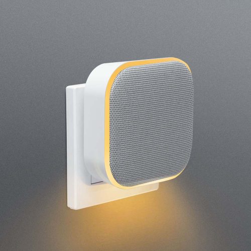 Delight Kinetic elem és vezeték nélküli konnektorba dugható csengő éjjeli fény funkcióval, 2db-os szett (fehér)