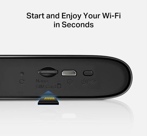 Mercusys MT110 4G LTE 150Mbps SIM kártyás mobil WiFi router