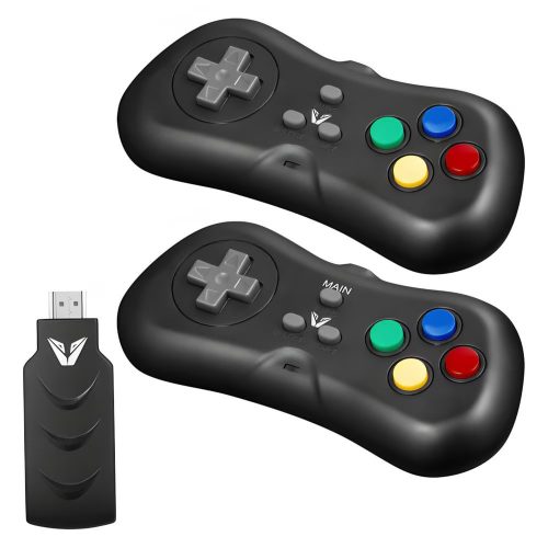 VX Gaming HDMI játékkonzol 2db vezeték nélküli kontrollerrel, 638db játékkal