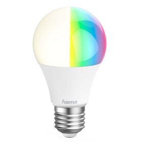 Hama WiFi LED Lamp E27 10W RGB+CCT okos LED fényforrás