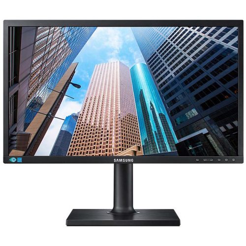 Samsung 24" Business 16:10 PLS LED monitor, magasság állítás, elforgatható (DVI-D+VGA)