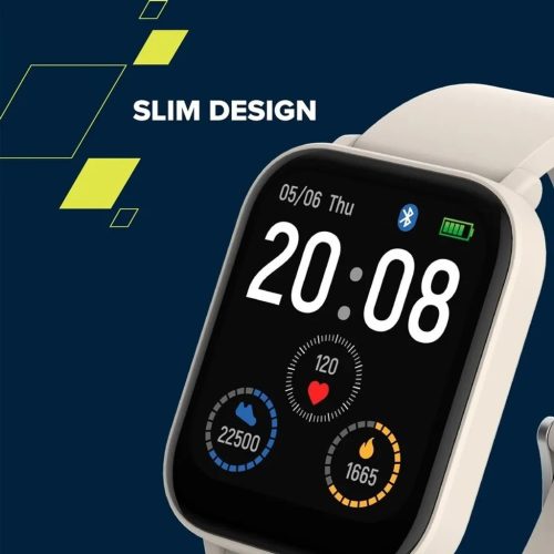 Canyon Easy SW-54 fekete vízálló okosóra, magyar menü, értesítések megjelenítése