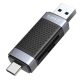 Orico SD / micro SD kártyaolvasó USB Type-A és Type-C csatlakozóval